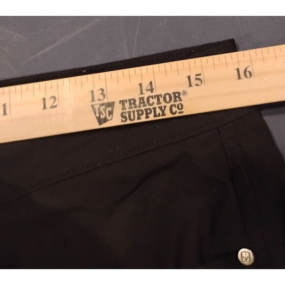 Swiss Tech Black Performance Pants Straight Fit Men's 32W X 32L 6-Pocket Pants - Picture 4 of 8